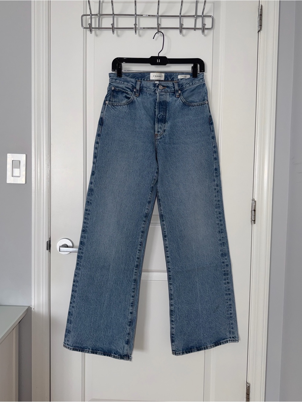 Frame Denim The Loose High-Rise Wide-Leg Jeans